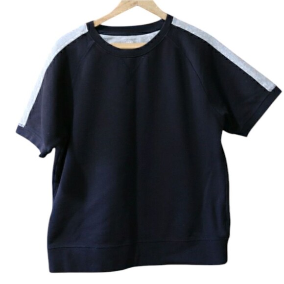 DKNY Vintage 90s Y2K Mens Short Sleeve Pullover Sweatshirt Medium - Picture 1 of 6